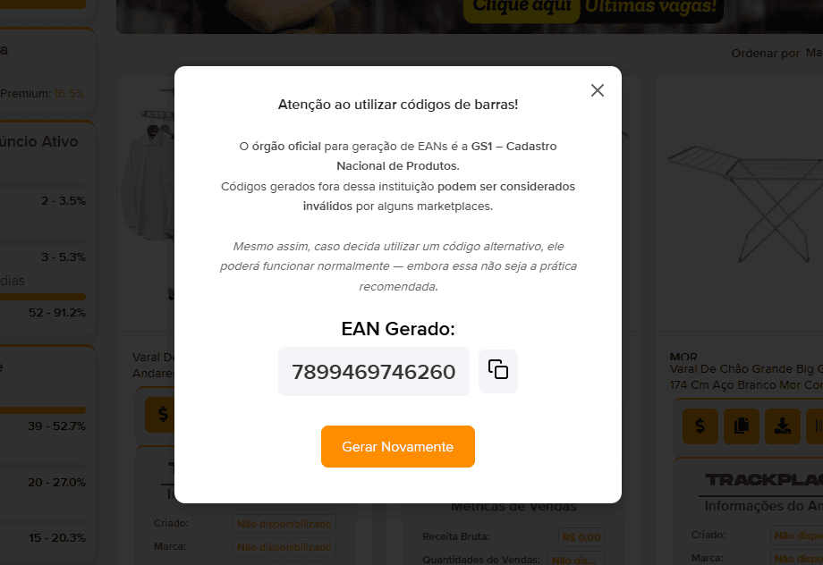 Leriview - Gerador de EAN